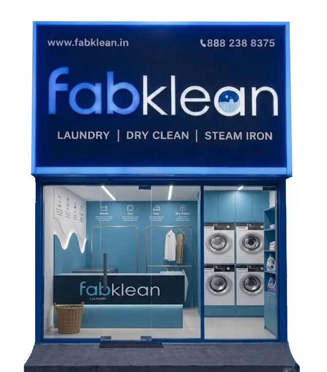 Fabklean laundry and dry cleaning shop exterior